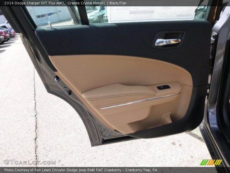 Granite Crystal Metallic / Black/Tan 2014 Dodge Charger SXT Plus AWD