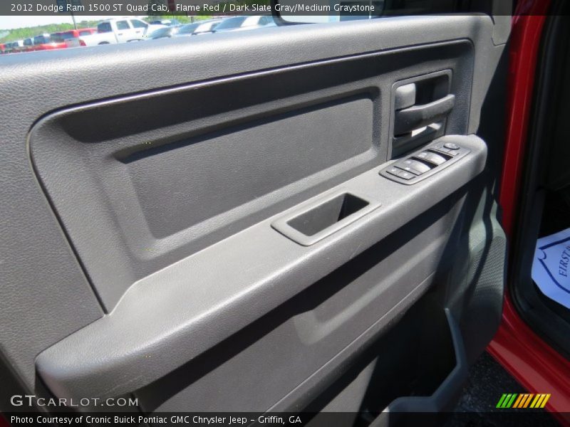 Flame Red / Dark Slate Gray/Medium Graystone 2012 Dodge Ram 1500 ST Quad Cab
