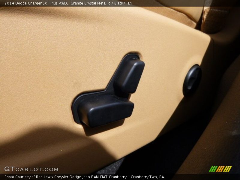 Granite Crystal Metallic / Black/Tan 2014 Dodge Charger SXT Plus AWD