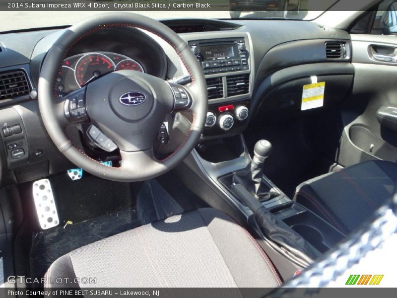 Crystal Black Silica / Carbon Black 2014 Subaru Impreza WRX 4 Door