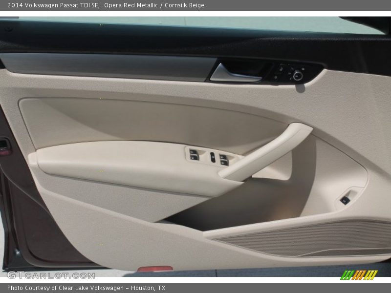 Opera Red Metallic / Cornsilk Beige 2014 Volkswagen Passat TDI SE