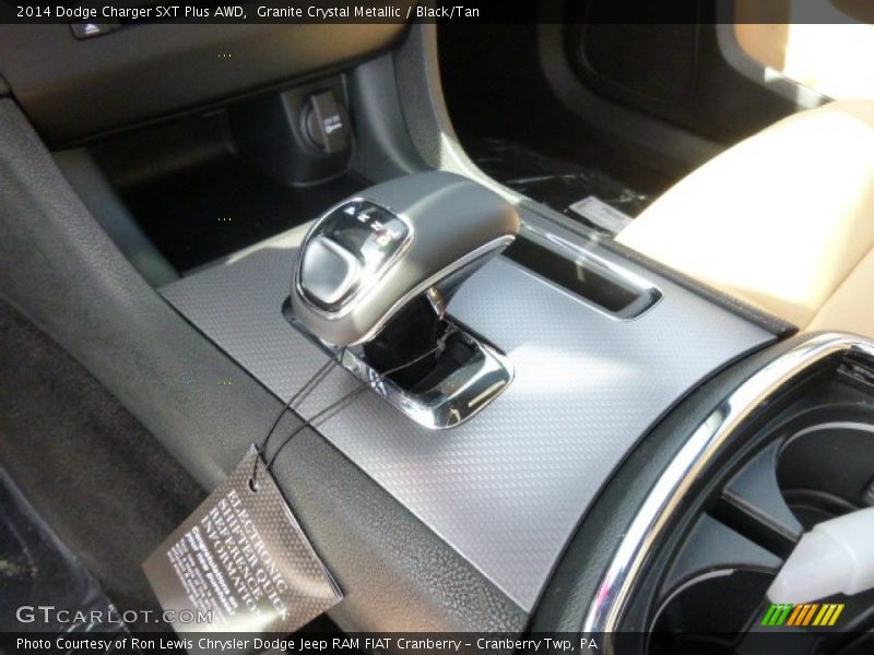Granite Crystal Metallic / Black/Tan 2014 Dodge Charger SXT Plus AWD
