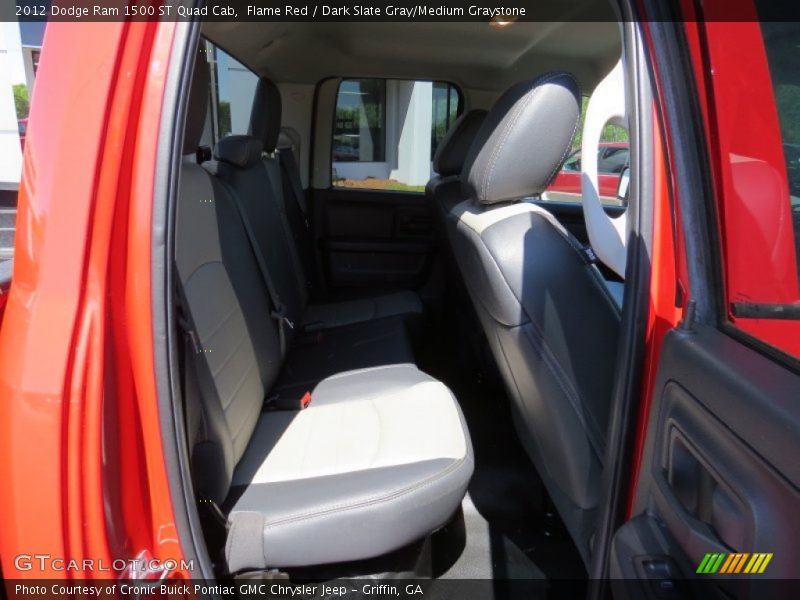 Flame Red / Dark Slate Gray/Medium Graystone 2012 Dodge Ram 1500 ST Quad Cab