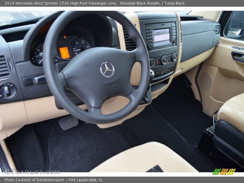 Dashboard of 2014 Sprinter 2500 High Roof Passenger Limo