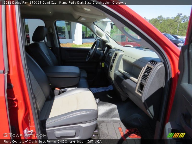 Flame Red / Dark Slate Gray/Medium Graystone 2012 Dodge Ram 1500 ST Quad Cab