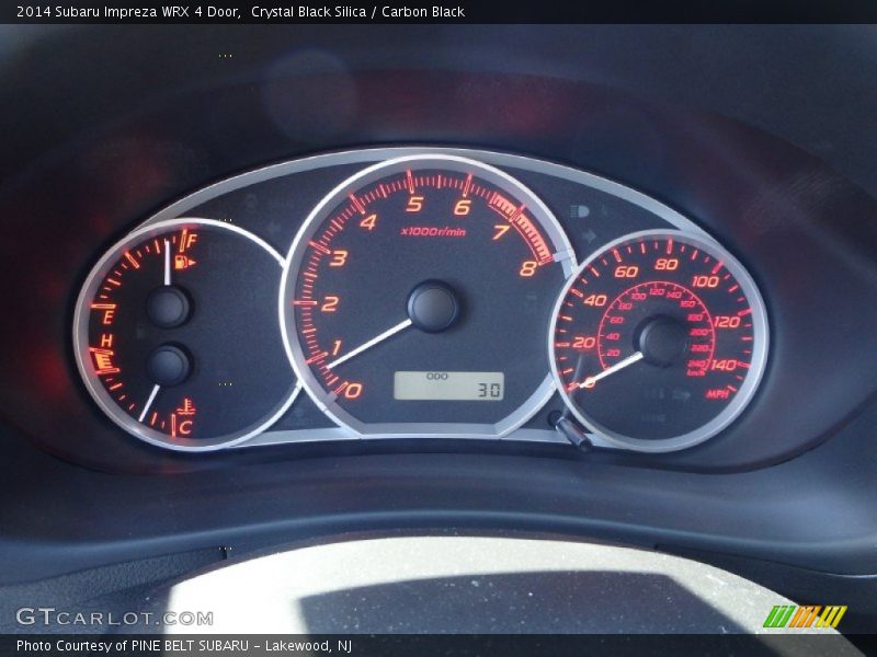 Crystal Black Silica / Carbon Black 2014 Subaru Impreza WRX 4 Door
