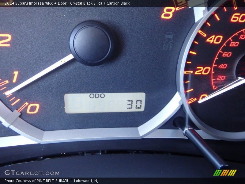 Crystal Black Silica / Carbon Black 2014 Subaru Impreza WRX 4 Door
