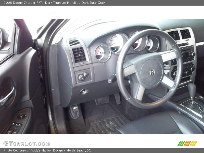 Dark Titanium Metallic / Dark Slate Gray 2008 Dodge Charger R/T