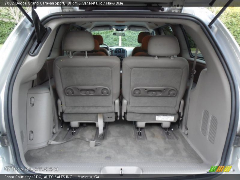 Bright Silver Metallic / Navy Blue 2002 Dodge Grand Caravan Sport