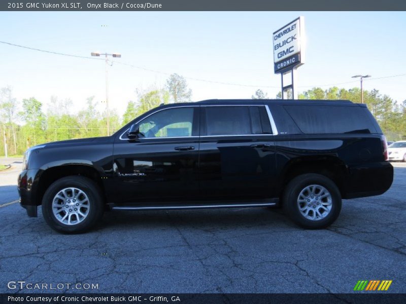 Onyx Black / Cocoa/Dune 2015 GMC Yukon XL SLT