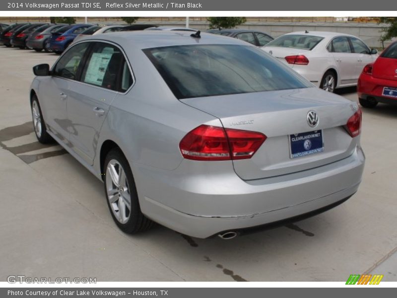 Reflex Silver Metallic / Titan Black 2014 Volkswagen Passat TDI SE