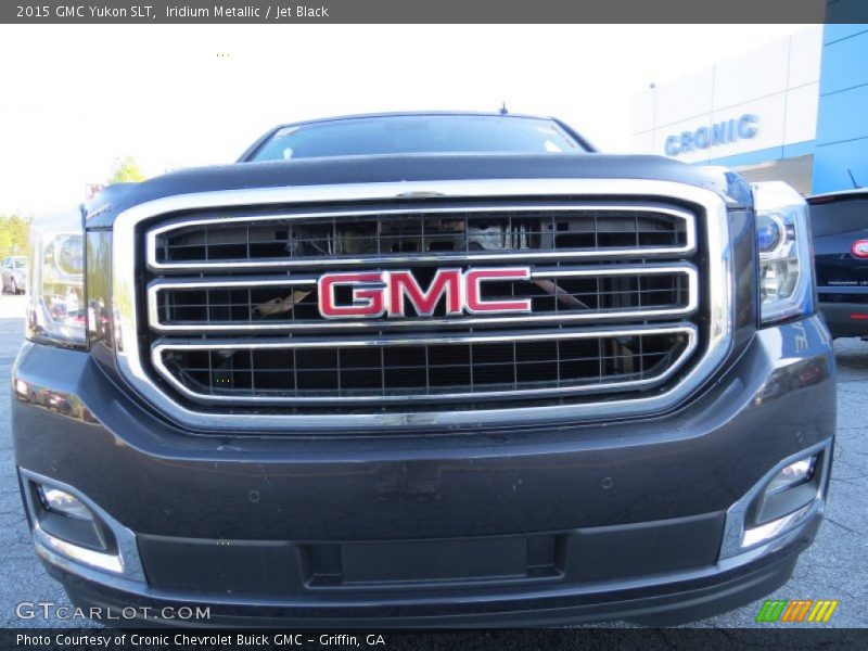 Iridium Metallic / Jet Black 2015 GMC Yukon SLT