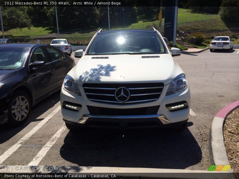 Arctic White / Almond Beige 2012 Mercedes-Benz ML 350 4Matic
