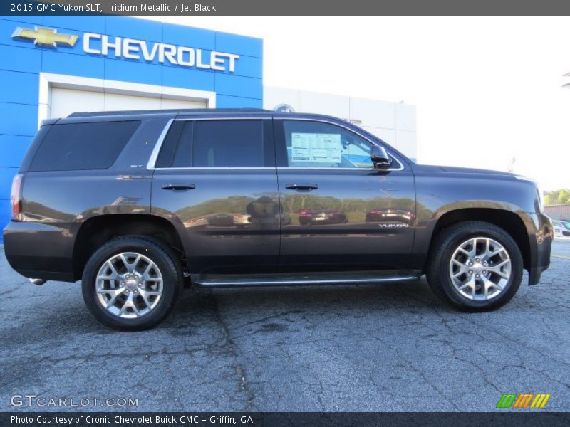 Iridium Metallic / Jet Black 2015 GMC Yukon SLT