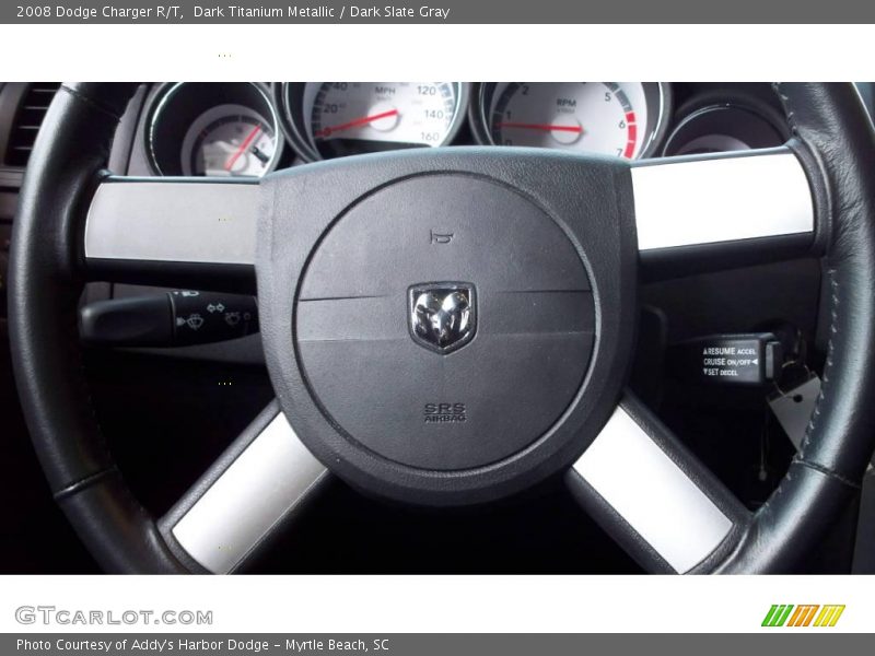 Dark Titanium Metallic / Dark Slate Gray 2008 Dodge Charger R/T