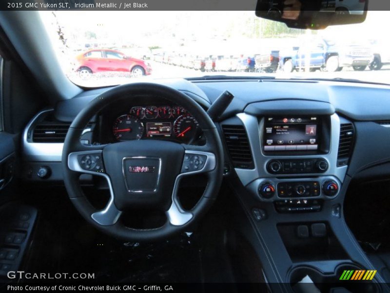 Iridium Metallic / Jet Black 2015 GMC Yukon SLT