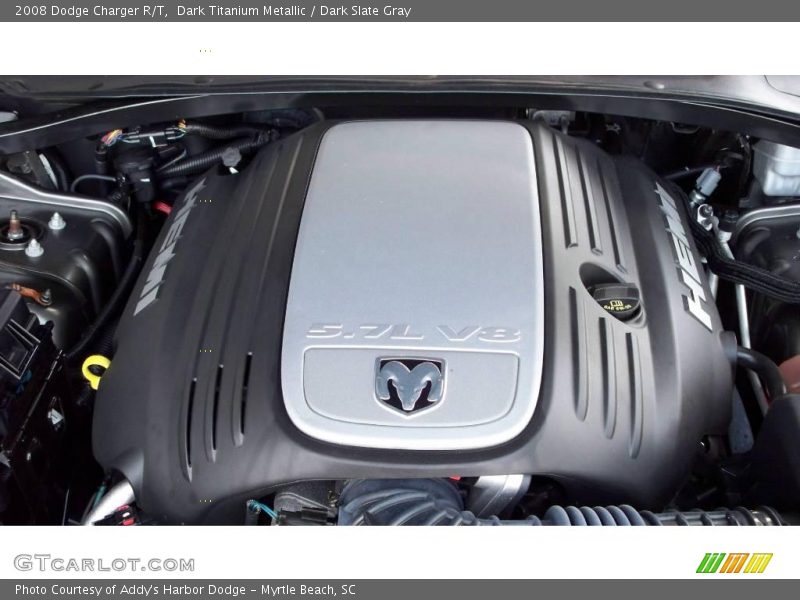Dark Titanium Metallic / Dark Slate Gray 2008 Dodge Charger R/T