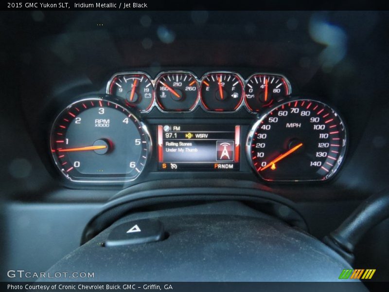 Iridium Metallic / Jet Black 2015 GMC Yukon SLT