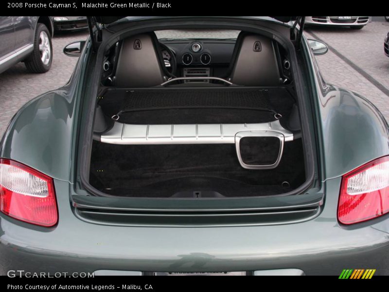 Malachite Green Metallic / Black 2008 Porsche Cayman S