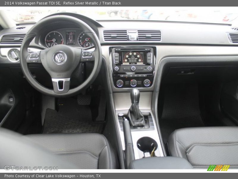 Reflex Silver Metallic / Titan Black 2014 Volkswagen Passat TDI SE
