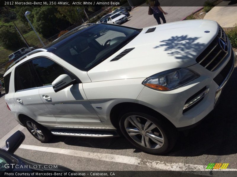 Arctic White / Almond Beige 2012 Mercedes-Benz ML 350 4Matic