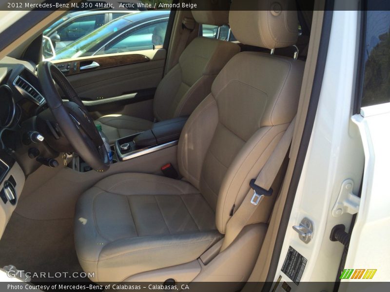 Arctic White / Almond Beige 2012 Mercedes-Benz ML 350 4Matic