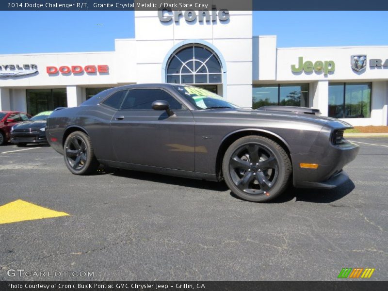 Granite Crystal Metallic / Dark Slate Gray 2014 Dodge Challenger R/T