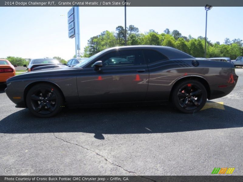 Granite Crystal Metallic / Dark Slate Gray 2014 Dodge Challenger R/T