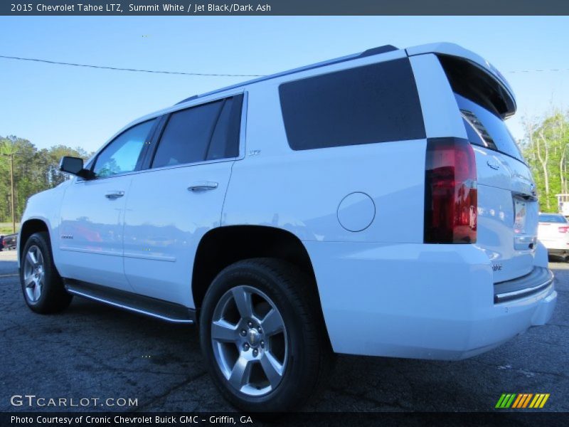 Summit White / Jet Black/Dark Ash 2015 Chevrolet Tahoe LTZ