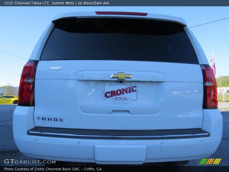 Summit White / Jet Black/Dark Ash 2015 Chevrolet Tahoe LTZ