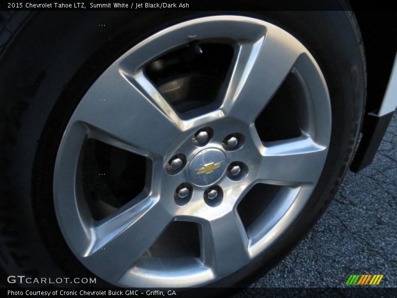 Summit White / Jet Black/Dark Ash 2015 Chevrolet Tahoe LTZ