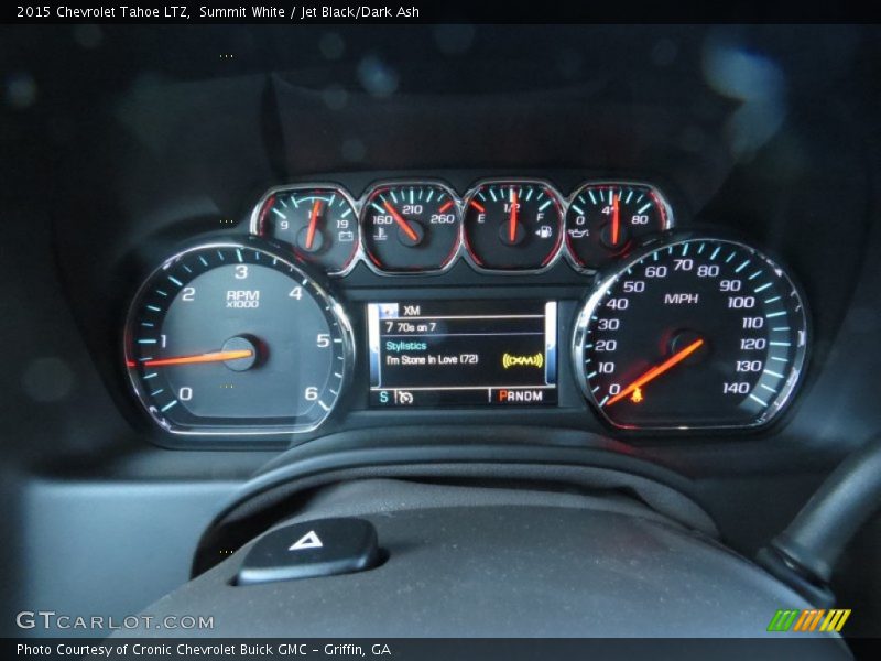 Summit White / Jet Black/Dark Ash 2015 Chevrolet Tahoe LTZ