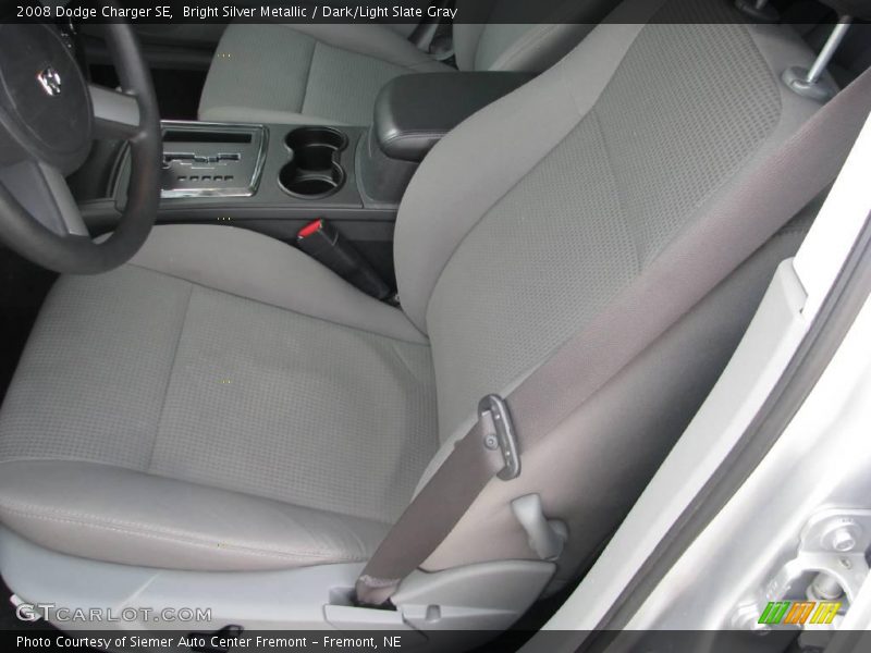 Bright Silver Metallic / Dark/Light Slate Gray 2008 Dodge Charger SE