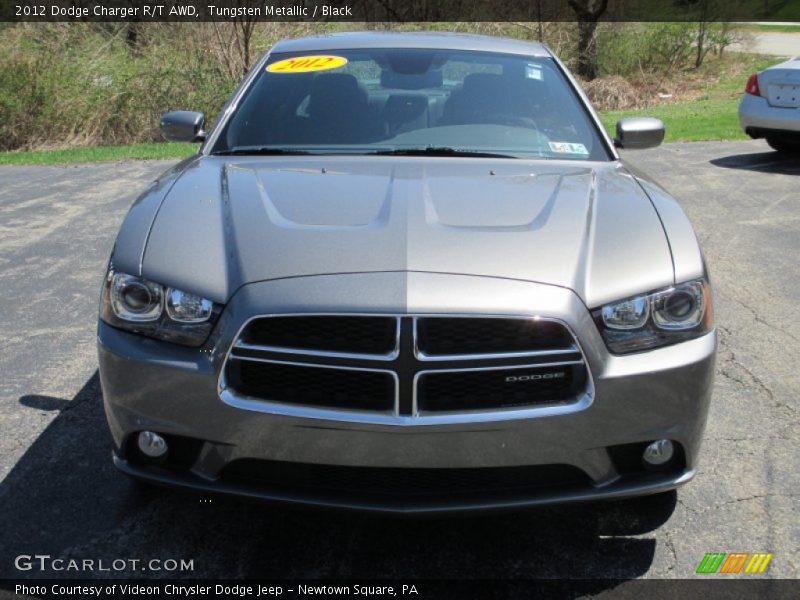Tungsten Metallic / Black 2012 Dodge Charger R/T AWD