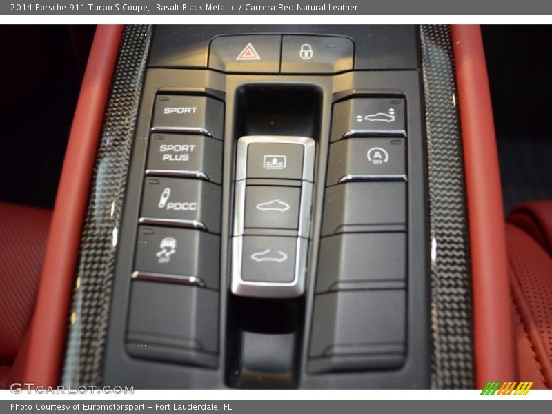 Controls of 2014 911 Turbo S Coupe