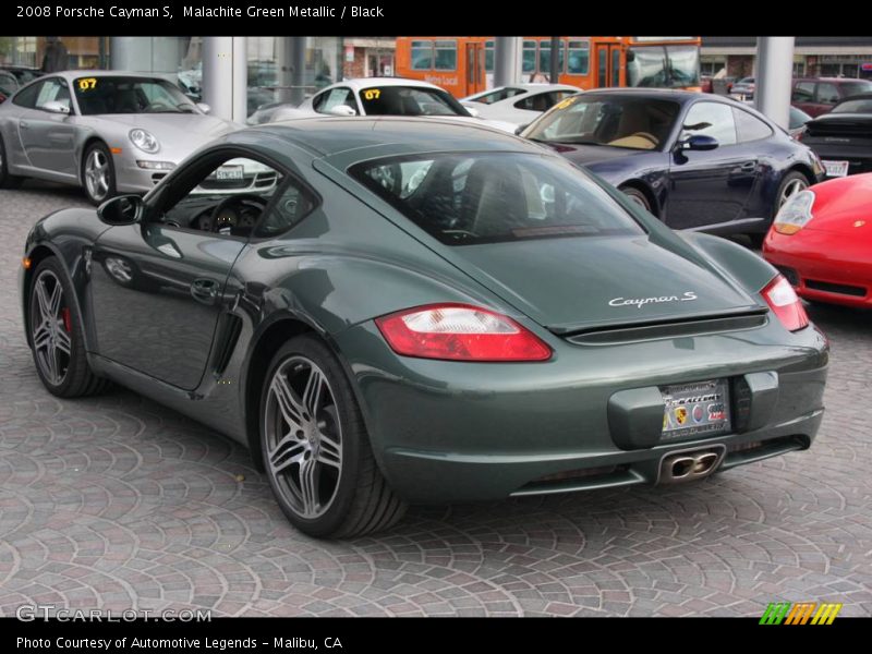 Malachite Green Metallic / Black 2008 Porsche Cayman S