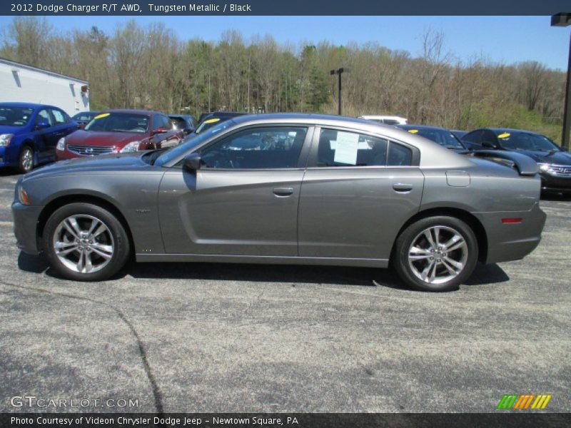 Tungsten Metallic / Black 2012 Dodge Charger R/T AWD