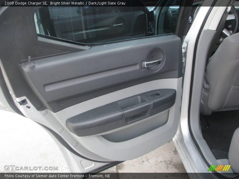 Bright Silver Metallic / Dark/Light Slate Gray 2008 Dodge Charger SE