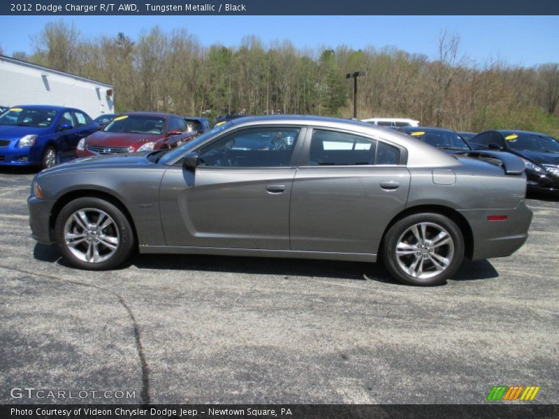 Tungsten Metallic / Black 2012 Dodge Charger R/T AWD