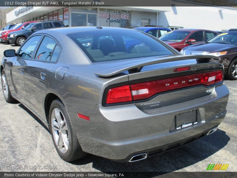 Tungsten Metallic / Black 2012 Dodge Charger R/T AWD