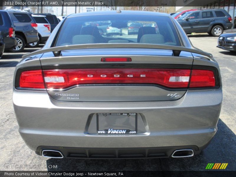 Tungsten Metallic / Black 2012 Dodge Charger R/T AWD