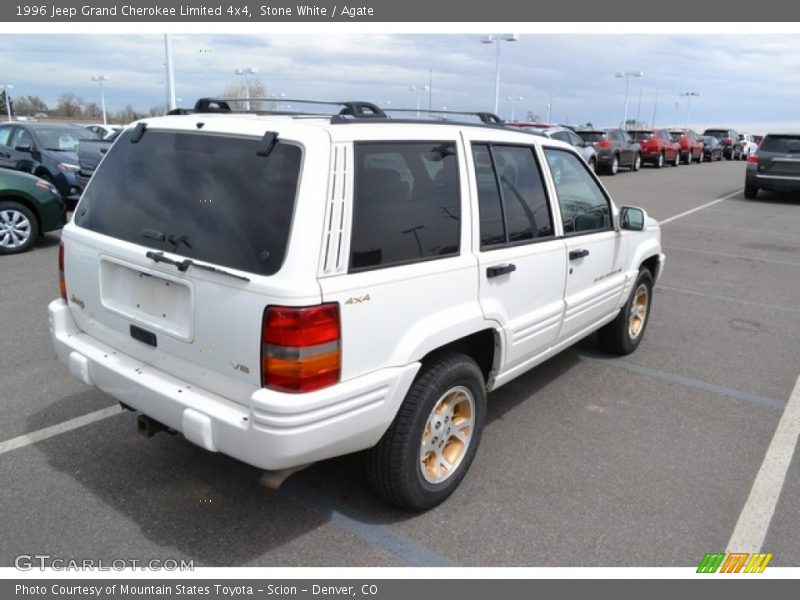 Stone White / Agate 1996 Jeep Grand Cherokee Limited 4x4
