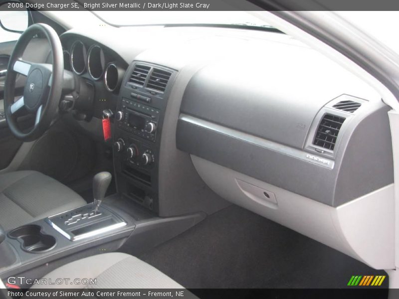 Bright Silver Metallic / Dark/Light Slate Gray 2008 Dodge Charger SE