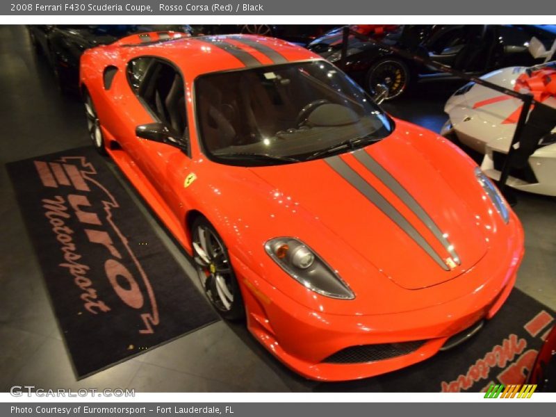 Rosso Corsa (Red) / Black 2008 Ferrari F430 Scuderia Coupe