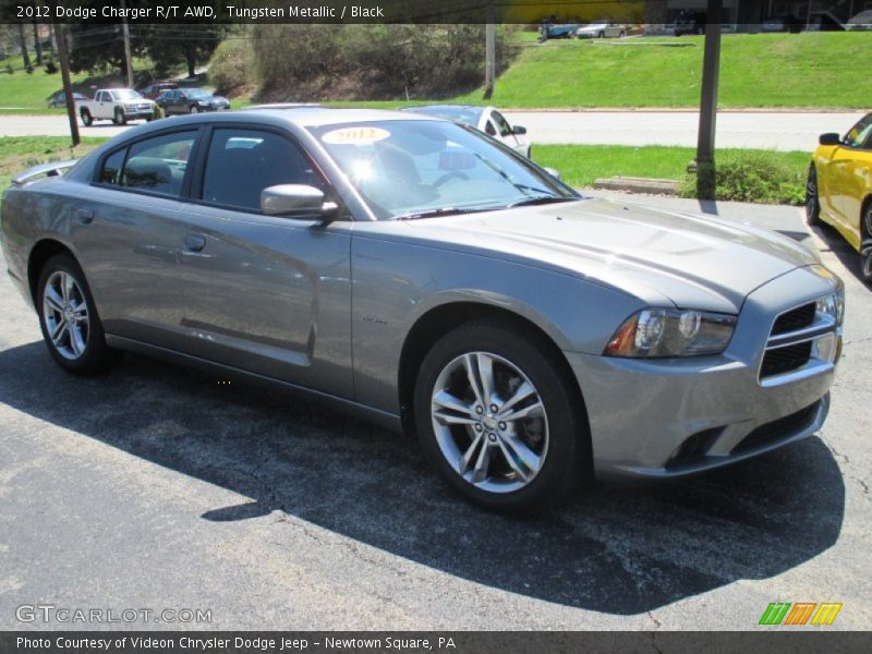 Tungsten Metallic / Black 2012 Dodge Charger R/T AWD