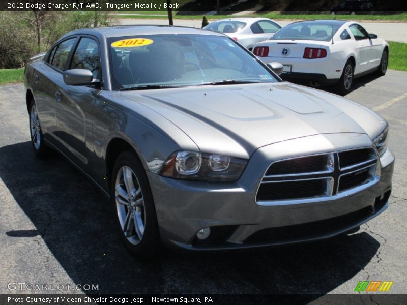 Tungsten Metallic / Black 2012 Dodge Charger R/T AWD