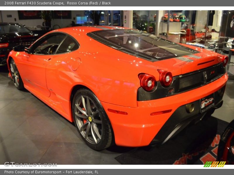 Rosso Corsa (Red) / Black 2008 Ferrari F430 Scuderia Coupe