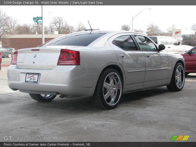 Bright Silver Metallic / Dark/Light Slate Gray 2008 Dodge Charger SE