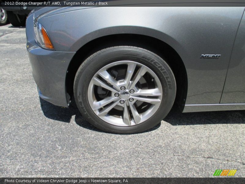 Tungsten Metallic / Black 2012 Dodge Charger R/T AWD