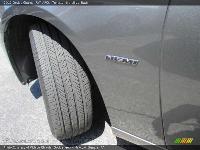 Tungsten Metallic / Black 2012 Dodge Charger R/T AWD
